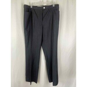 Calvin Klein Women’s Dark Gray Modern Fit Straight Leg Dress Pants Size 14